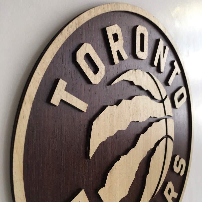 Toronto Raptors Wall Hang Basketball Crest