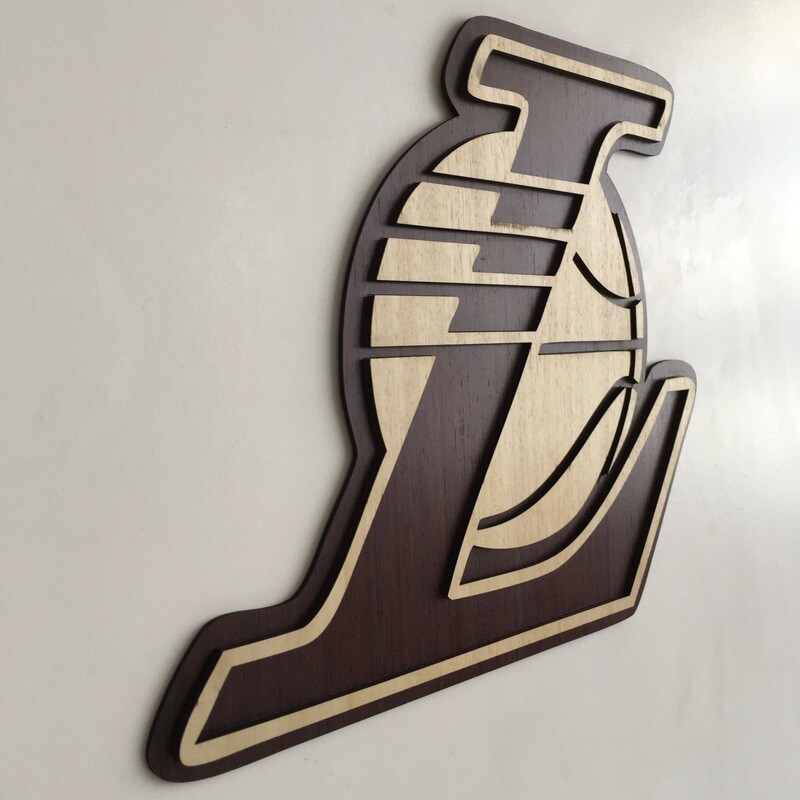 Los Angeles Lakers Wall Hang Basketball Crest