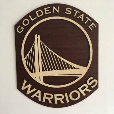 GOLDEN STATE WARRIORS - Wall Hang Basketball Crest