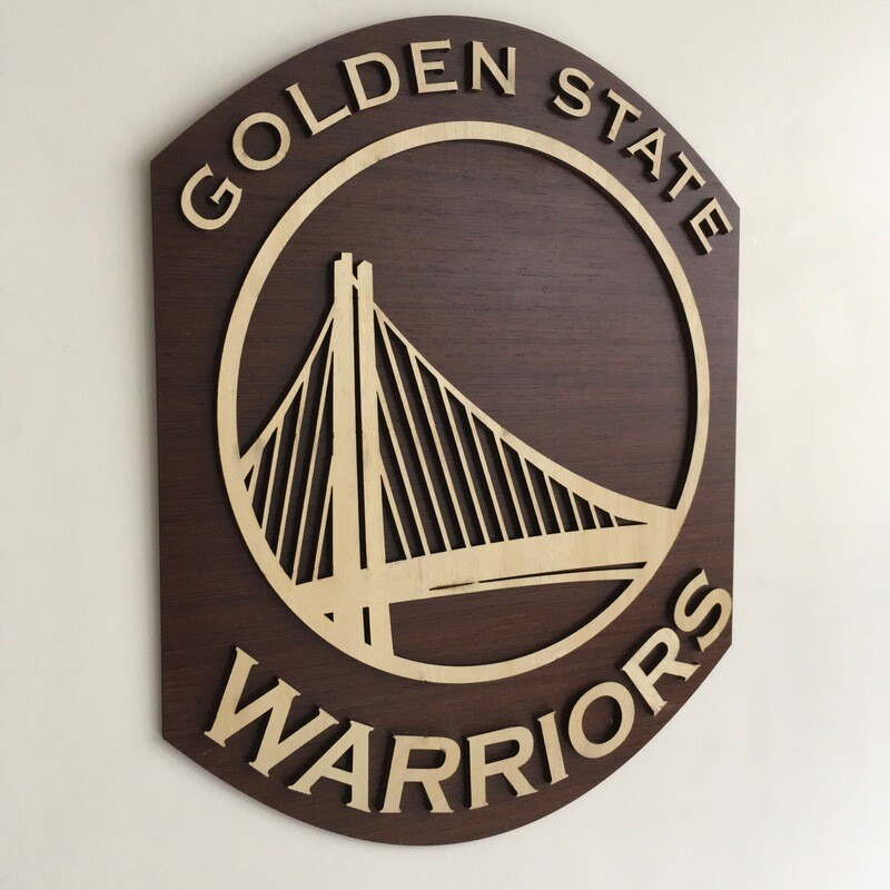 Golden State Warriors Wall Hang Basketball Crest