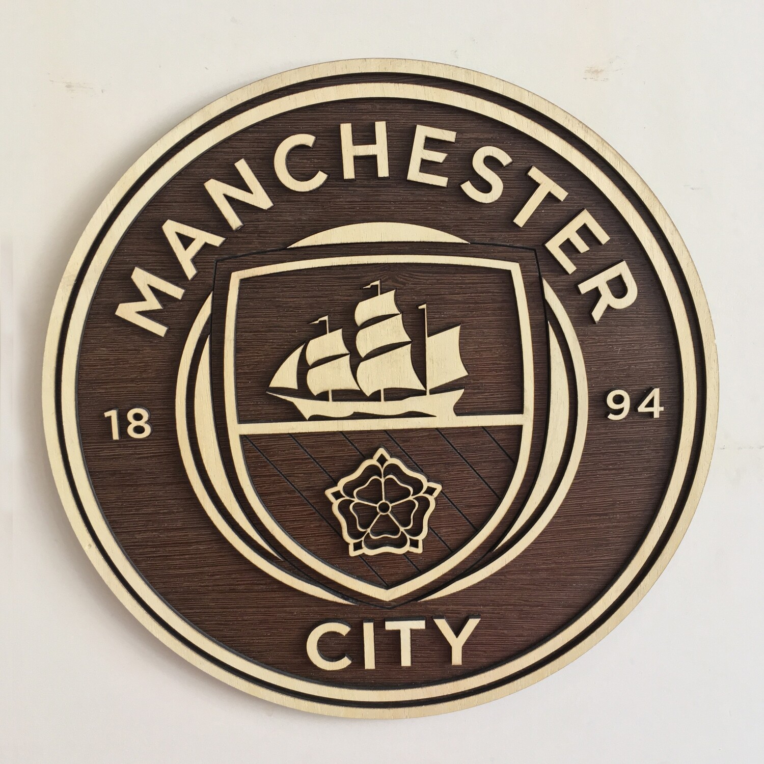 MANCHESTER CITY F.C. - Wall Hang Football Crest