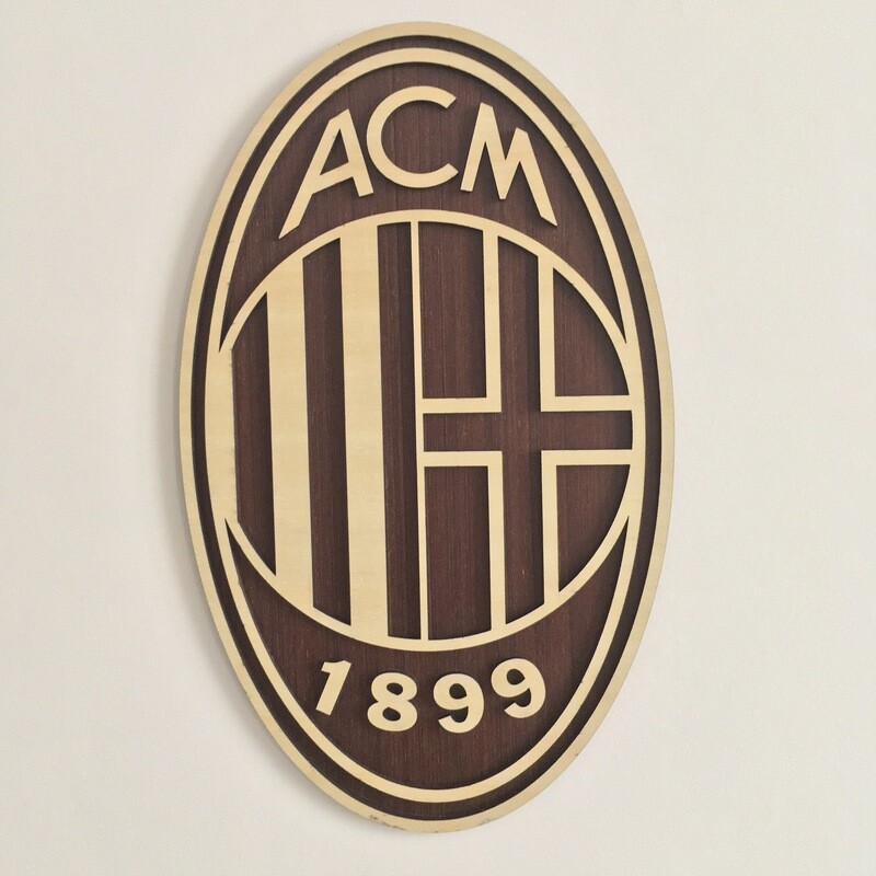 AC MILAN F.C. - Wall Hang Football Crest