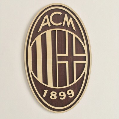 AC MILAN F.C. - Wall Hang Football Crest