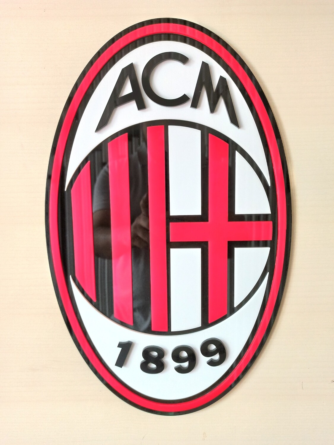 AC MILAN F.C. - Wall Hang Acrylic Football Crest