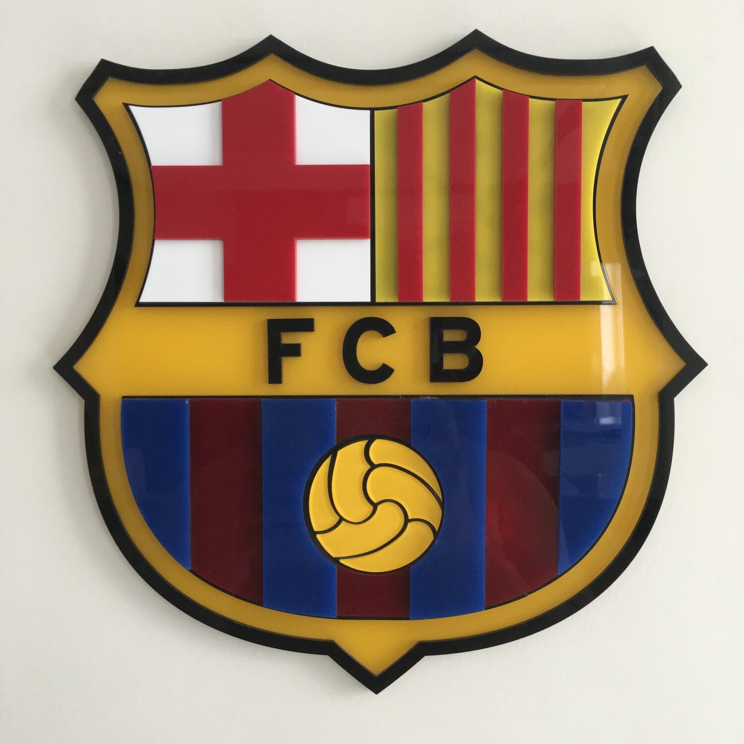 BARCELONA F.C. - Wall Hang Acrylic Football Crest