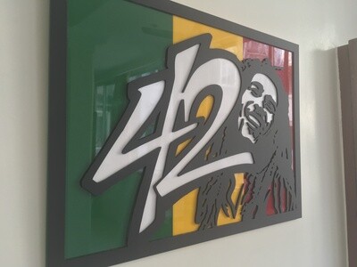 BOB MARLEY - Wall Hang Acrylic Art