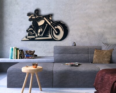 BIKER/ RIDER - Standee/ Wall Hang