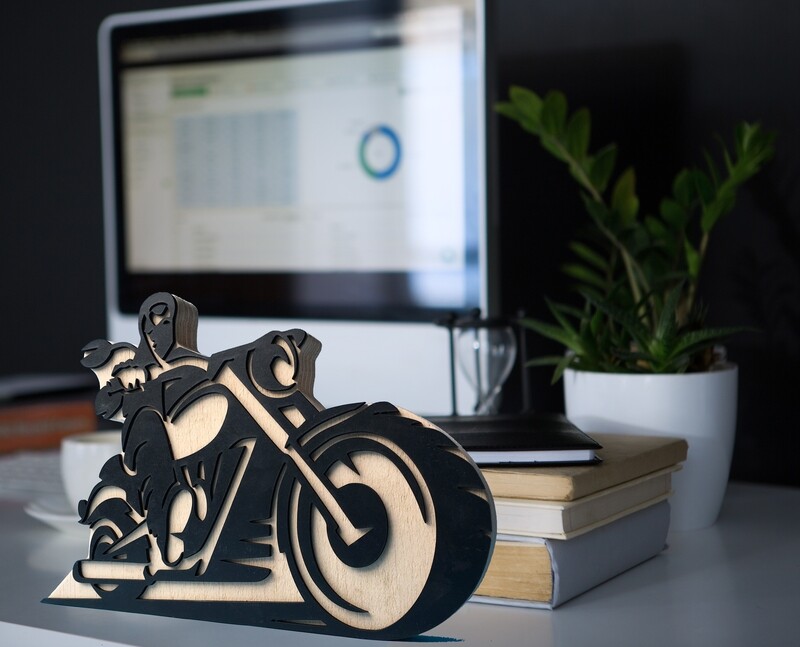 BIKER/ RIDER - Standee/ Wall Hang