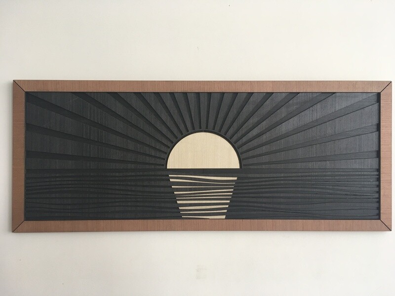 Sun Rise Wood Wall Art