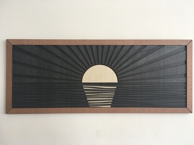 Sun Rise Wood Wall Art