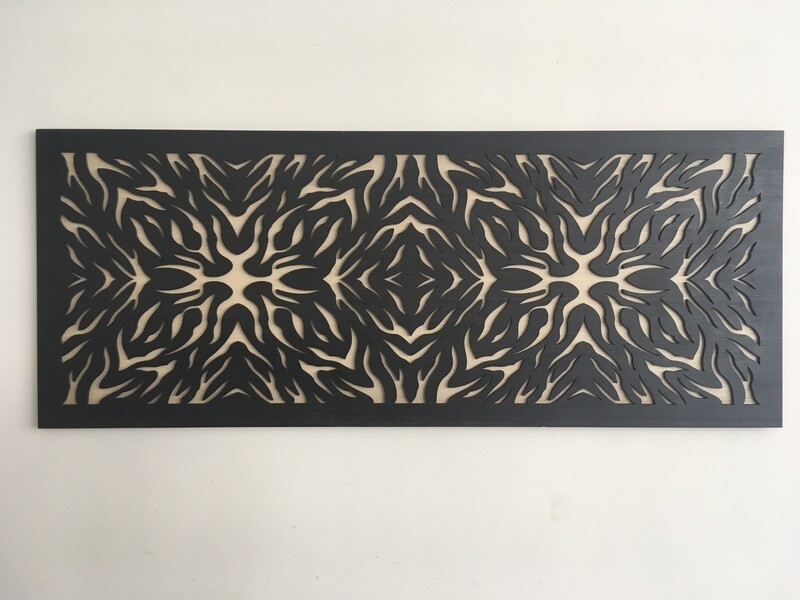 Zebra Abstract Wood Wall Art