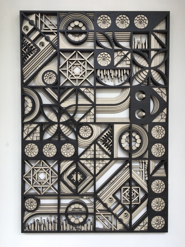 Utopia – (Wood Wall Hang Decor, Layered Mandala)