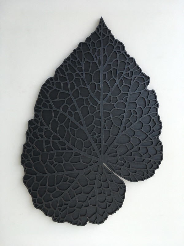 Leaf Wood Wall Art (Single Piece)