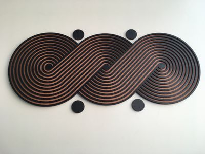 Infinite Flow (Modern Wood Art – Knot Art – Infinity Loop – Minimal)