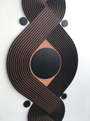 Infinite Flow Third Eye Flow (Modern Wood Art – Knot Art – Infinity Loop – Minimal)