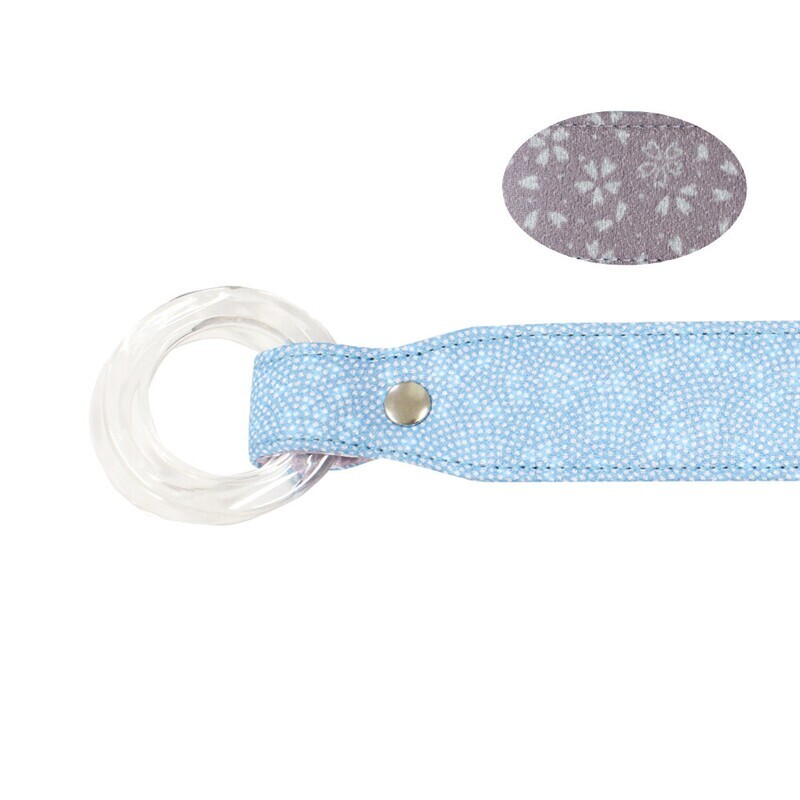 [活用日本傳統] 風呂敷ハンド （藍色／膠圈）