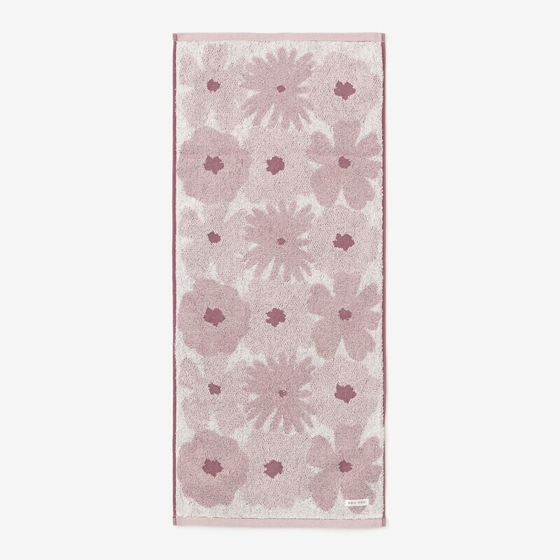 日本SOU・SOU 今治毛巾 面巾 (花／紫色)