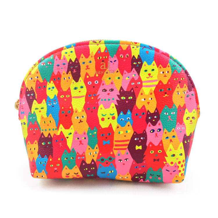 [日本插畫家] ai sayama アイ サヤ  貓貓圖案 貝殼包