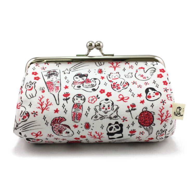 [日本插畫家] ai sayama アイ サヤマ 幸運物圖案畫作 化妝包