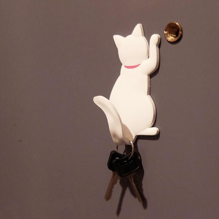 [日本精品] 貓咪磁石貼掛鈎