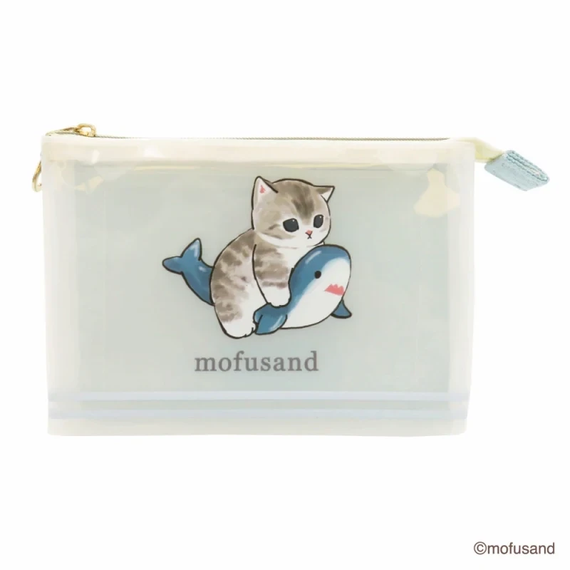 [mofusand] 3格化妝袋, 款式: 鯊魚