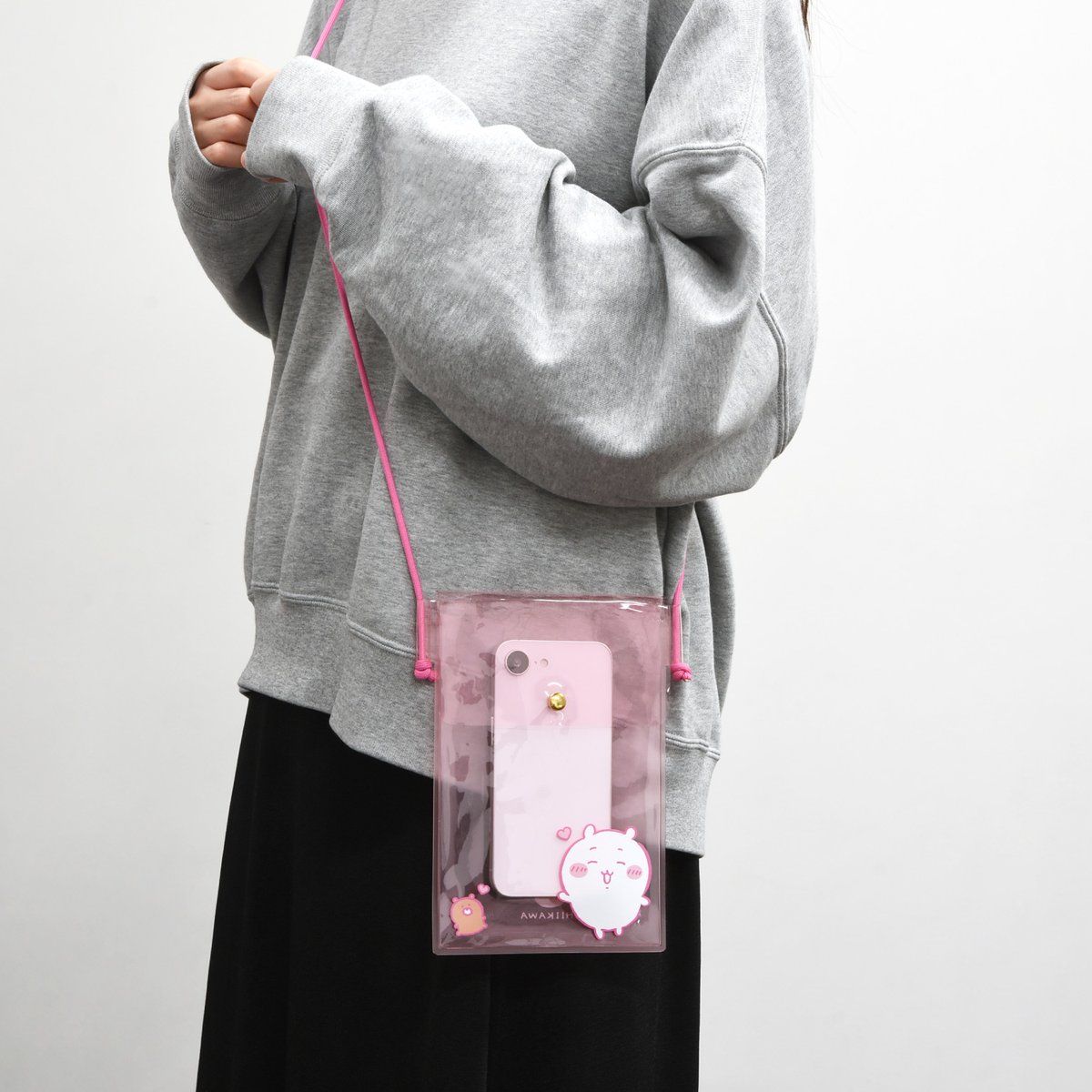 Chiikawa IIIpocket 透明手機袋 (小可愛)
