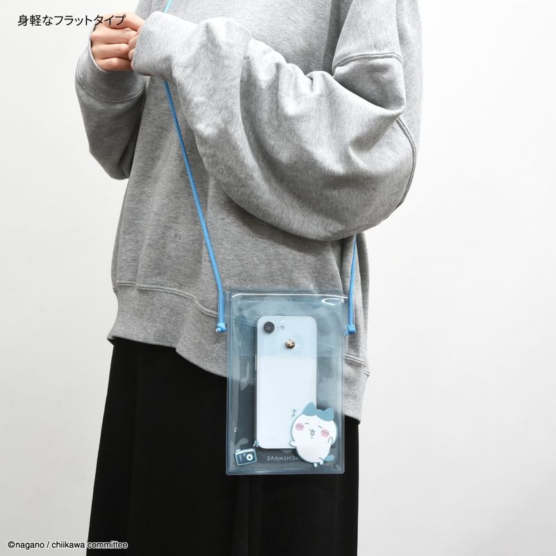 Chiikawa IIIpocket 透明手機袋 (小八)