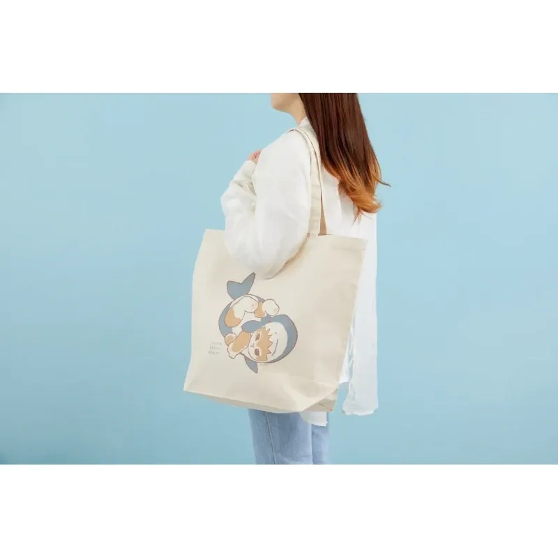 [mofusand] Shark Nyan tote bag 大號 (Shark Break Dance)