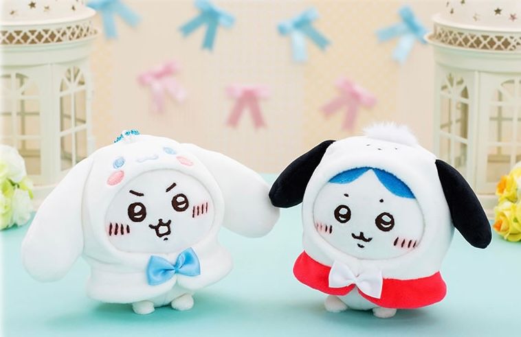 Chiikawa x Sanrio 吊飾 (小八 X PC狗)