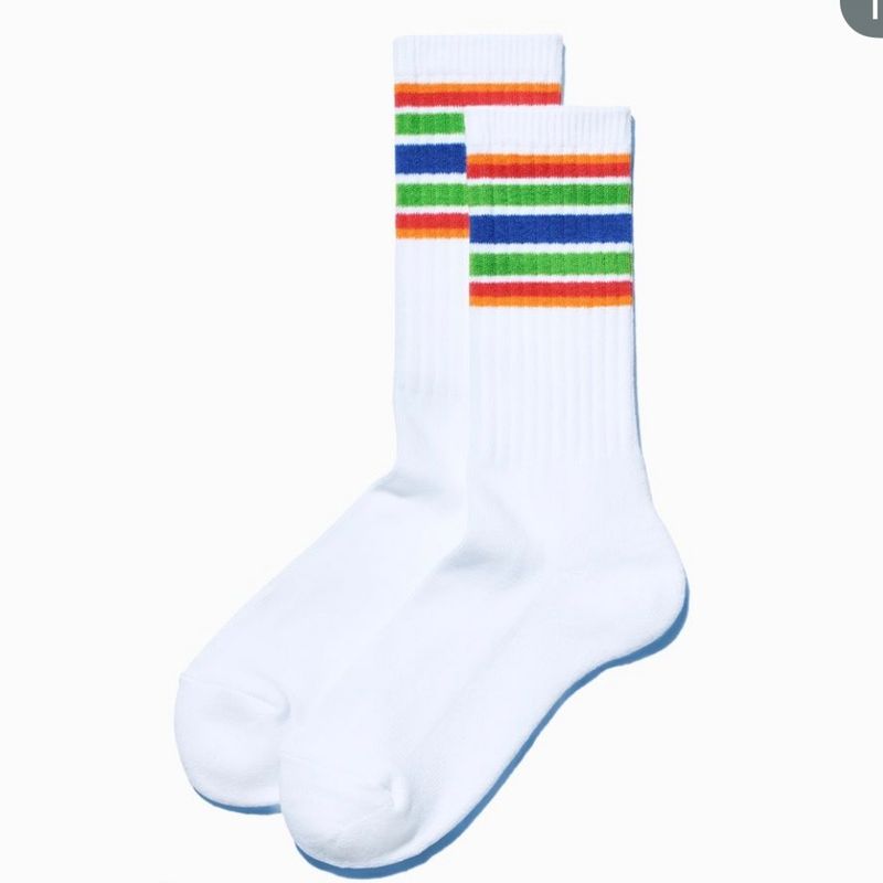 FamilyMart 45週年紀念 限量間條襪 22-25cm