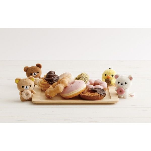 鬆弛熊 x Mister Donut 手玉公仔