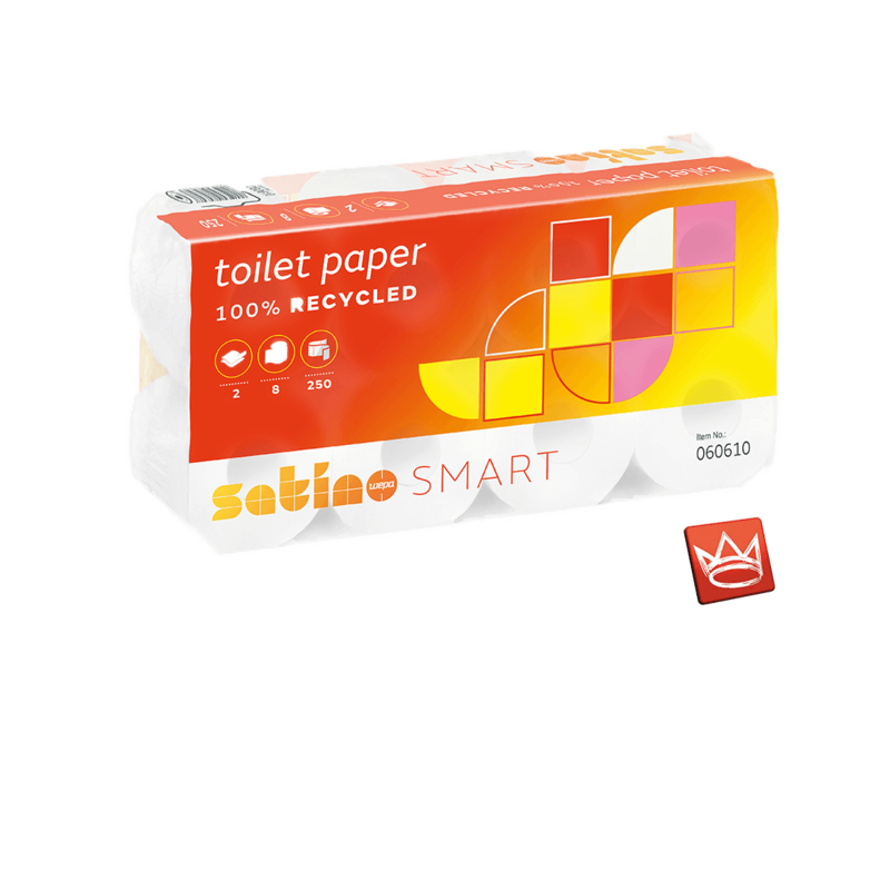 Satino Smart Toilettenpapier Recycling 2-lagig Satino Smart Toilettenpapier Recycling 2-lagig