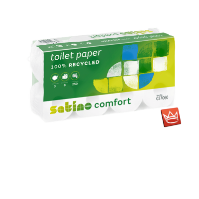 Satino Comfort Toilettenpapier in weiß 3-lagig