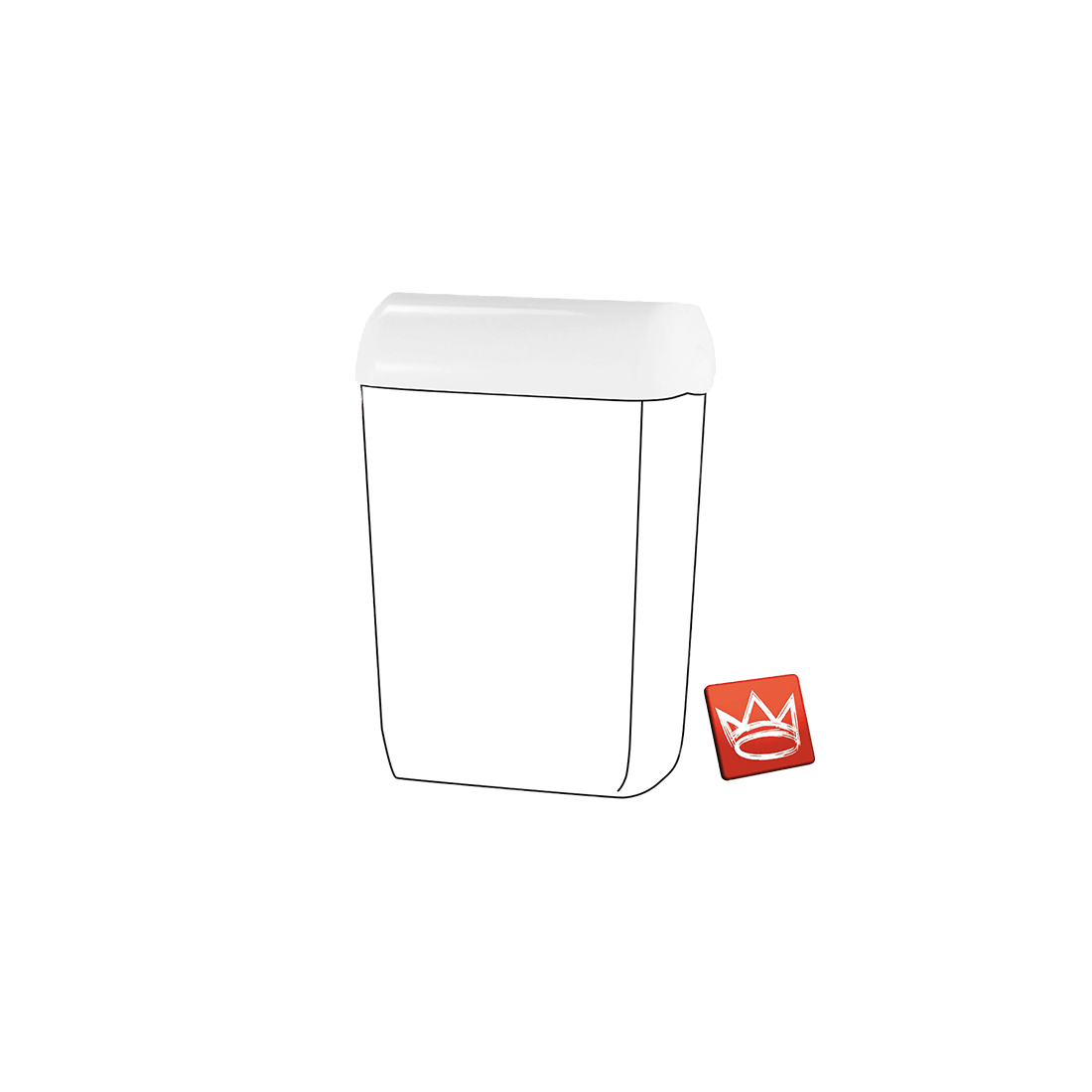Tapira Deckel für Abfallbehälter groß