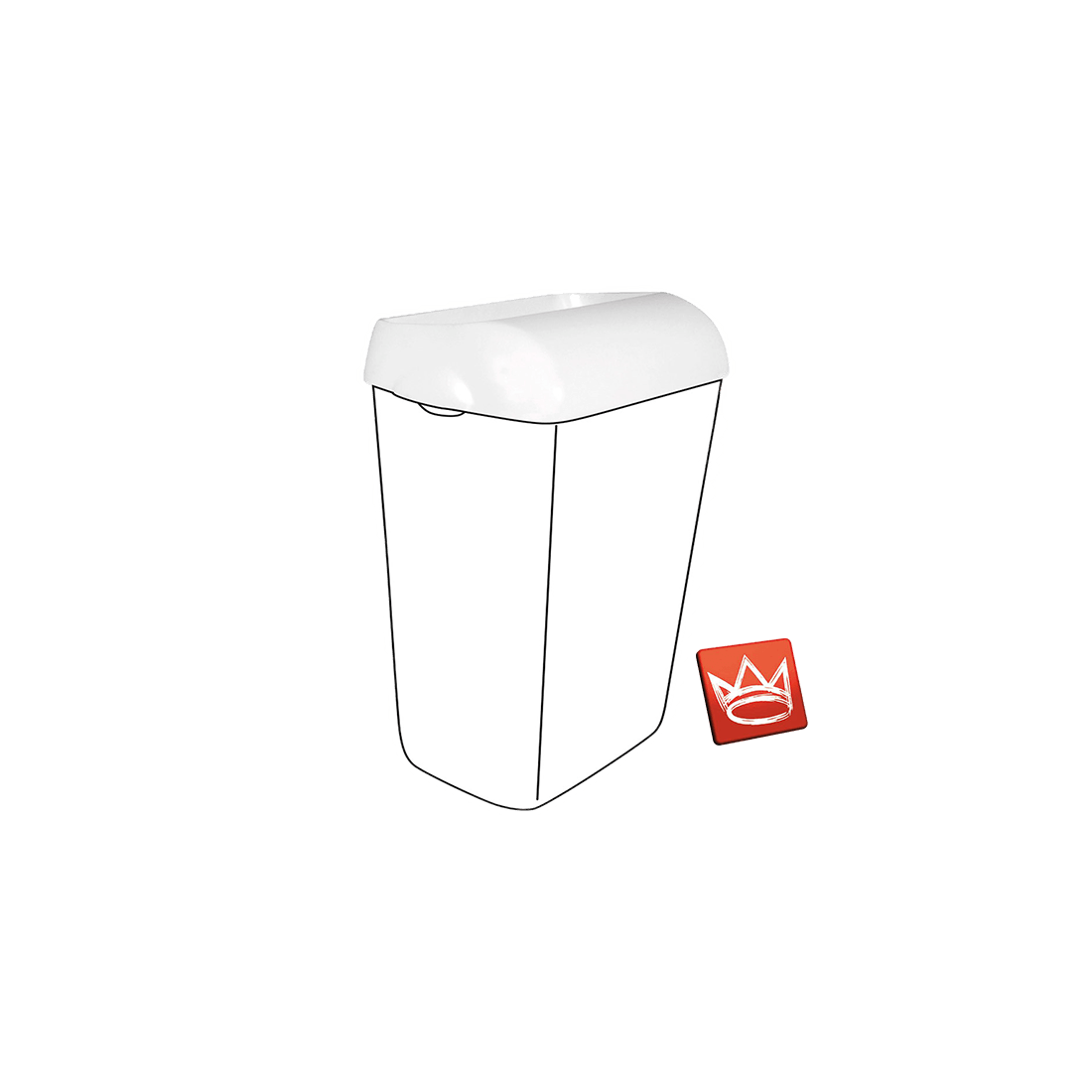 Tapira Deckel für Abfallbehälter klein