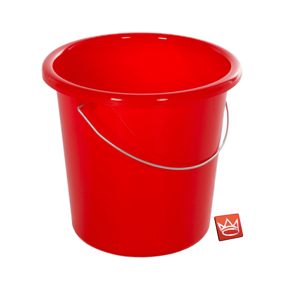 Plastik Eimer 10l, Farbe: rot