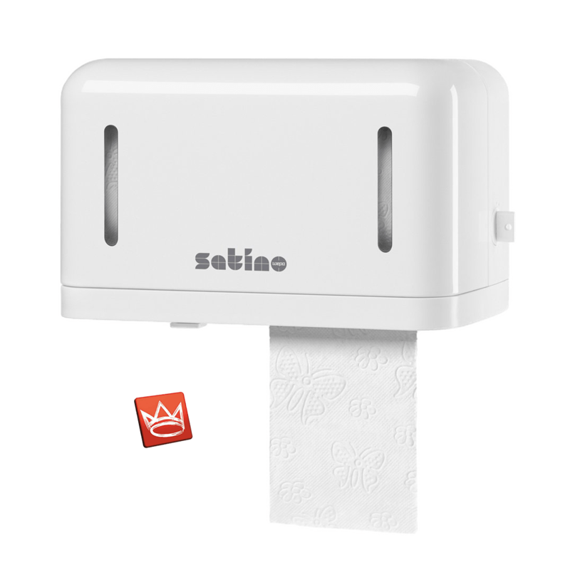 Satino Doppel Toilettenpapierspender Satino Doppel Toilettenpapierspender