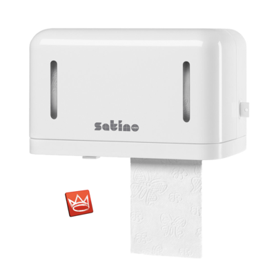 Satino Doppel Toilettenpapierspender