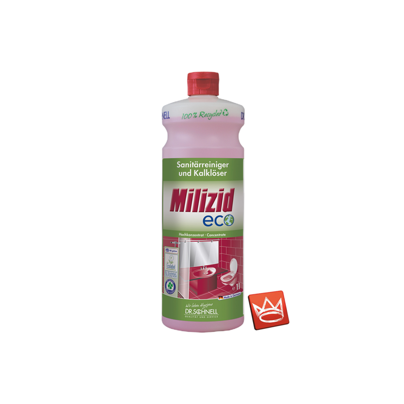 Dr. Schnell MILIZID ECO Ökologischer Sanitärreiniger und Kalklöser 1 Ltr Dr. Schnell MILIZID ECO Ökologischer Sanitärreiniger und Kalklöser 1 Ltr