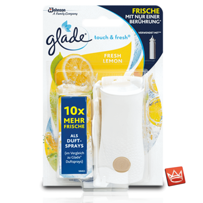 Glade® One touch & fresh® inkl. Dufthalter