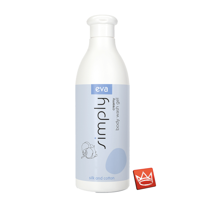 Eva Simply Cremedusche 500ml - silk and cotton Eva Simply Cremedusche 500ml - silk and cotton