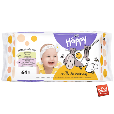 Feuchttücher bella baby Happy Milch & Honig