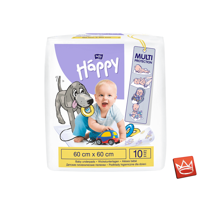 Bella baby Happy Wickelunterlagen 60 x 60 cm 10 Stück Bella baby Happy Wickelunterlagen 60 x 60 cm 10 Stück