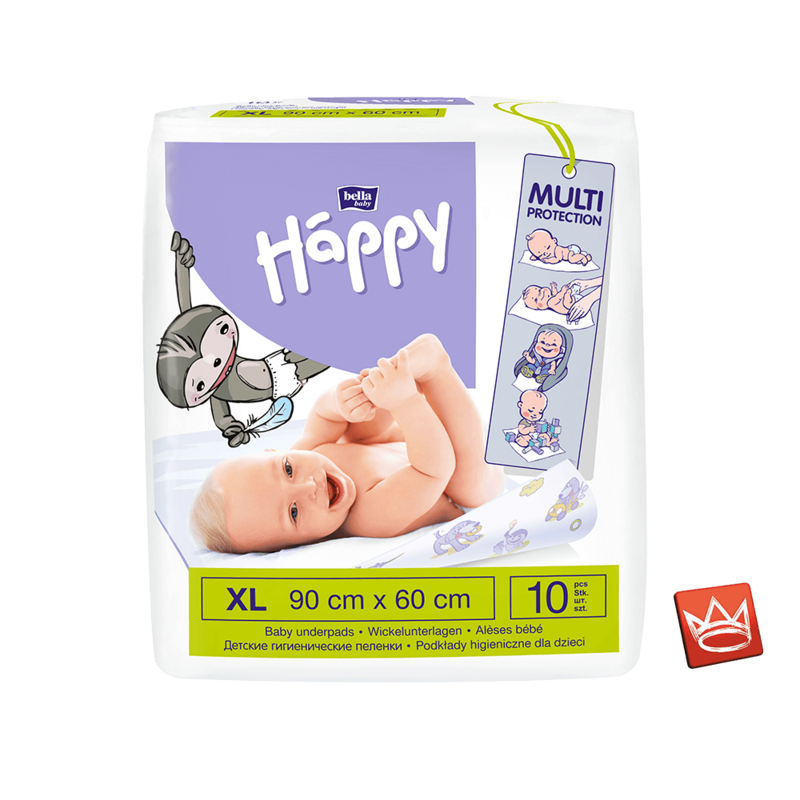 Bella baby Happy Wickelunterlagen 90 x 60 cm 10 Stück Bella baby Happy Wickelunterlagen 90 x 60 cm 10 Stück