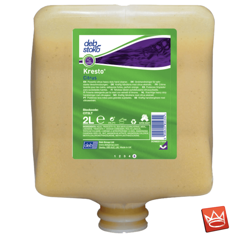 Deb Stoko® Kresto® Citrus Handwaschpaste - 2 Ltr Deb Stoko® Kresto® Citrus Handwaschpaste - 2 Ltr