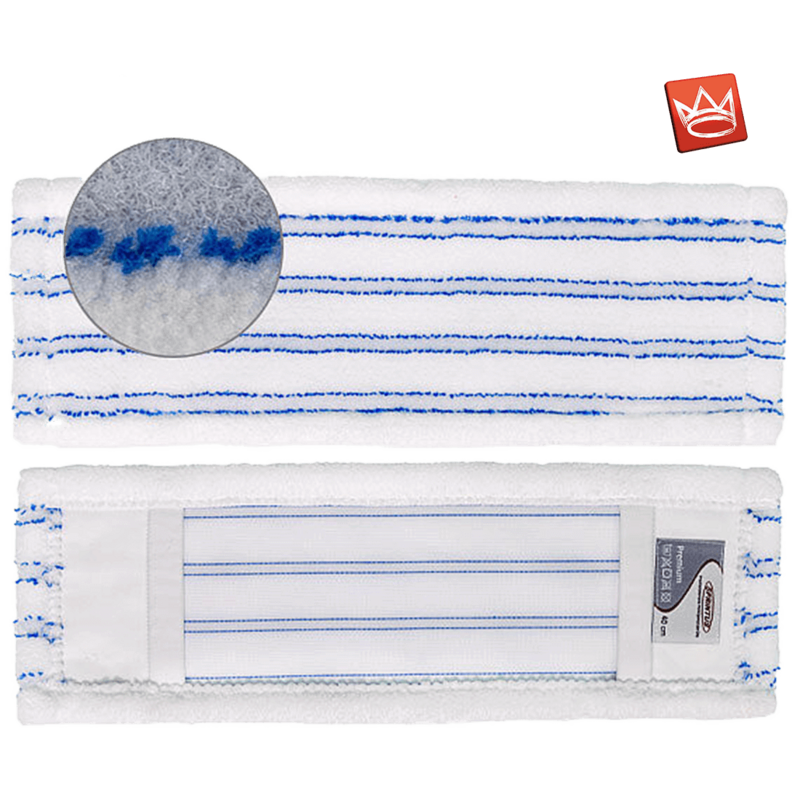 Sprintus Premium Pro Microfasermopp weiß-blau Sprintus Premium Pro Microfasermopp weiß-blau