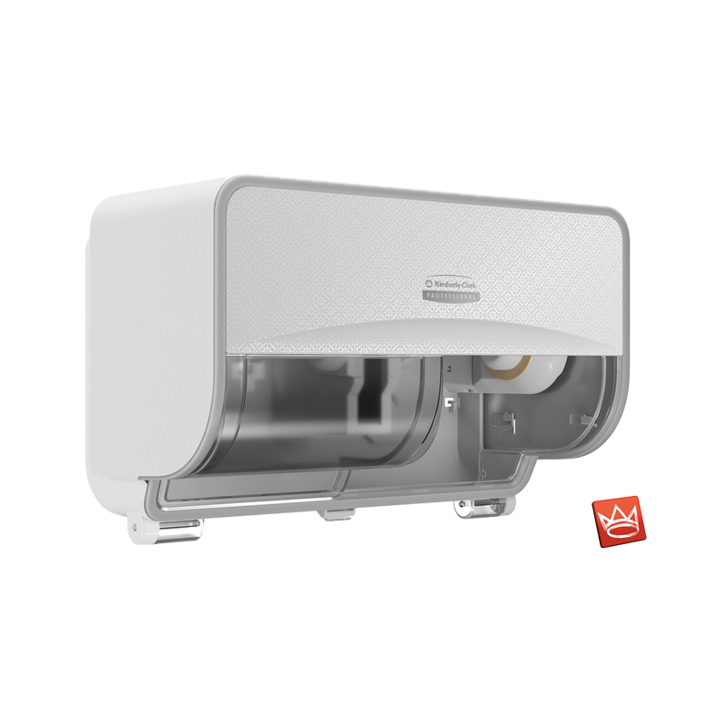 Kimberly-Clark Professional ICON-Standard-Toilettenpapierspender mit 2 horizont. Rollen 53945 Kimberly-Clark Professional ICON-Standard-Toilettenpapierspender mit 2 horizont. Rollen 53945
