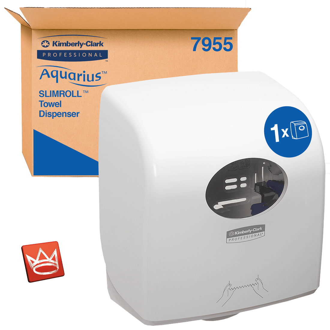 Aquarius Slimroll™ Papierhandtücher Rollenspender 7955