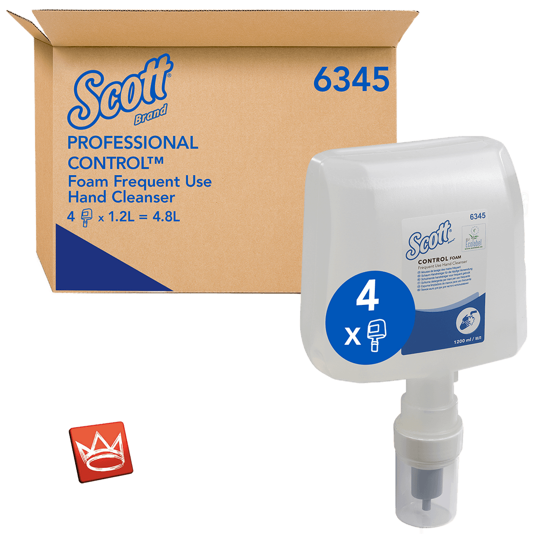 Scott Control Schaumhandseife 6345 unparfümierter Schaumhandseife