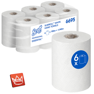 Scott Essential Slimroll Rollenhandtücher 6695 – Rollenpapiertücher Scott Essential Slimroll Rollenhandtücher 6695 – Rollenpapiertücher